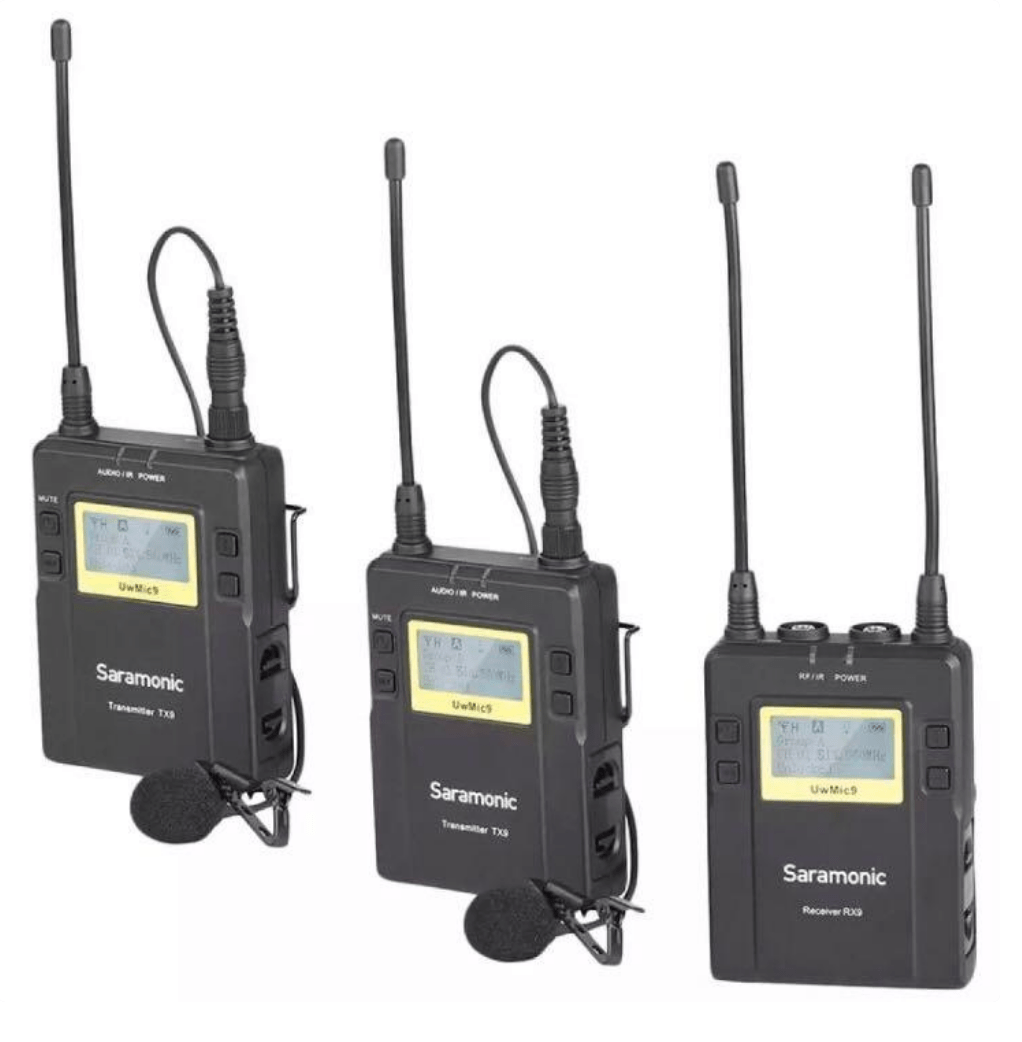 Saramonic Uwmic9 2 Transmitters + 1 Receiver